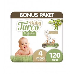 BABY TURCO MAXI 4 NO BONUS PAKET 120 ADET